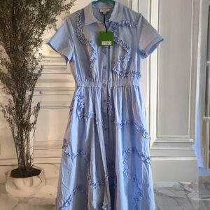 SOLD ***Kate Spade X Target Blue Striped Midi Dress with Pockets *LAST CHANCE!